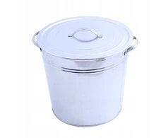 KATILAS, CINKO METALINIS PUODAS, 15 L, DANGINIS + Įdėklas