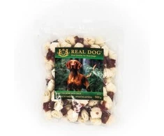 Real Dog SNACKS Kaulas su mazgais, apsuktas antiena 500g