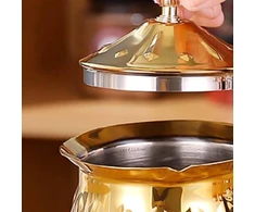 Kavos ąsotis Stiklainis Pieno putų ąsotis Nerūdijančio plieno Espresso Golden 200ml