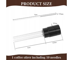 KAVOS RAMPERĖS ESPRESSO DALYKĖS NEDAUDŽIA 04 MM ATVARUS PLIENAS