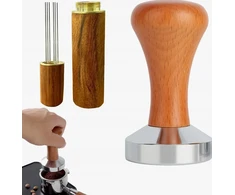 KAVOS tamperis 88X51MM NERŪDIJANČIO PLIENO TAMPERAS ESPRESSO BARISTA WDT