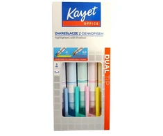 Kayet 2in1 žymeklis + rašiklis, 5 spalvų, greitai džiūstantis