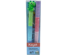 Kayet Dino mini žymekliai, 2 rinkiniai po 3 vnt.
