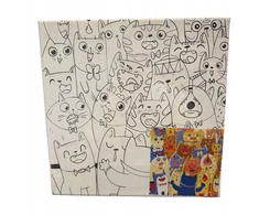 Kayet Tapyba skaičiais 25x25cm CAT