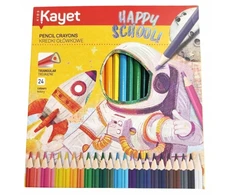 Kayet trójkampės spalvotos kreidelės, 24 vnt.