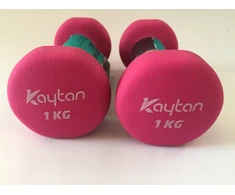 Kaytan Dvi 1kg hantelės su gumine danga