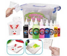 Kecja CRYSTAL GEL RINKINYS 3D magiškų figūrėlių kūrybinė dovana