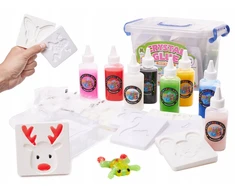 Kecja CRYSTAL GEL RINKINYS 3D magiškų figūrėlių kūrybinė dovana