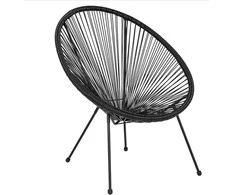 Kėdė 71x79x86cm juoda