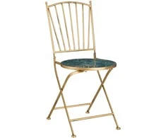 Kėdė Athena Mica Decorations 40x52x88.5cm mėlynas