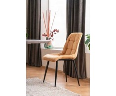Signal Meble CHIC VELVET KĖDĖ Juodas RĖMAS / CURRY BLUVEL 68