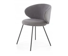 Kėdė Halmar K587, pilka/juoda