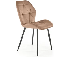 KĖDĖ VIRTUVEI VALGAMOJO SVETAINEI K453 BEIGE VELVET HALMAR