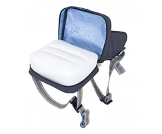 Kėdutė „Booster Seat“ roba pripučiama tamsiai mėlyna nešiojama saugos pakinktų sistema
