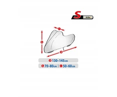 Kegel Bazusiak Dviračio uždangalas Basic Garage, dydis S, 130-145 cm
