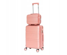 Kelioniniai lagaminai salono bagaza + rosegold bagazine