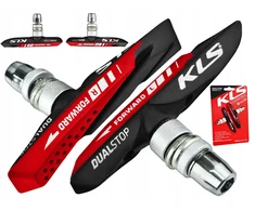 Kellys DUALSTOP V-02 OEM V-brake dviračio stabdžių kaladėlės