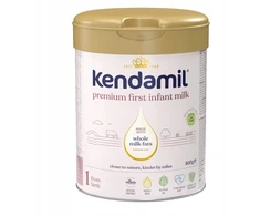 Kendamil 1 pradinės formulės pienas 800g be žuvies ir palmių aliejaus