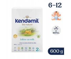Kendamil 2 BIO Gamtos modifikuotas pienas be žuvies ir palmių aliejaus 600g