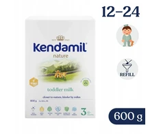 Kendamil 3 Bio Nature Modified Milk Be žuvų taukų HMO+ 600g