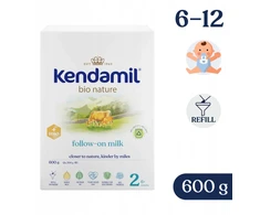 KENDAMIL BIO NATURE 2 TOLESNI PIENO MILTELIAI SU HMO+ PO 6 MĖNESIŲ 600g x4