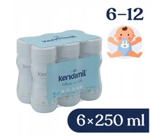KENDAMIL LIQUID 2 TOLESNIS PIENAS SU DHA KŪDIKIAMS, skystas 250 ml x 6