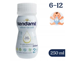 KENDAMIL LIQUID 2 TOLESNIS PIENAS SU DHA KŪDIKIAMS, skystas 250 ml