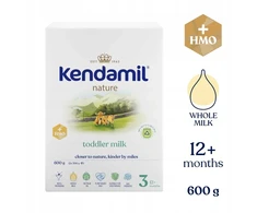 KENDAMIL NATURE 3 TOLESNI PIENO MILTELIAI SU HMO+ PO 12 MĖNESIŲ 600g x4