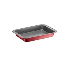 Kepimo forma 42x29x5 cm su plastikiniu dangčiu CHERRY (iki +230C) Ambition 83014