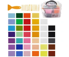 Kepimo plastilinas BEDEE 39 Vnt 25g Su įrankiais ir knyga vaikams