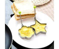 KEPTŲ KIAUŠINIŲ IR omletų FORMĖJIMAI – 8 VIENŲ RINKINYS + ALIEJUS ŠEPETĖLIS