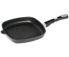 Indukcinė keptuvė AMT Gastroguss su griliaus paviršiumi, 26 x 26 cm, 4 cm aukščio AMT E264G-E-Z30-PL