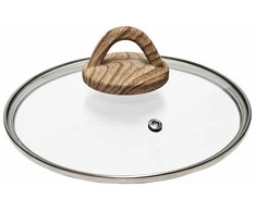 Ketler Keptuvės dangtis 20 cm su medžio imitacijos rankena