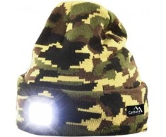 Kepurė su LED žibintuvėliu Cattara Army