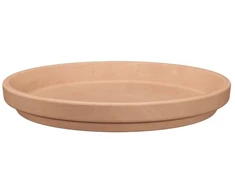 Keraminė vazono lėkštelė ITA, rudos sp., 36 cm