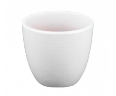 Polnix Dekoratyvinis gėlių vazonas Deco D7cm H6cm keraminis/baltas