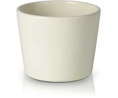 Polnix Dekoratyvinis gėlių vazonas Deco D12cm H9cm baltas