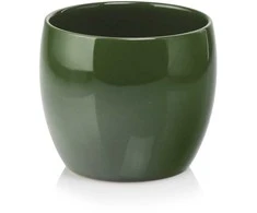 Dekoratyvinis gėlių vazonas Vintage Ø11cm H9cm keraminis/žalias