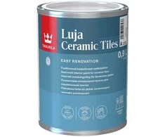 Keraminių plytelių dažai TIKKURILA LUJA CERAMIC TILES, pusiau matiniai, C bazė, 0,9 l