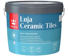 Keraminių plytelių dažai TIKKURILA LUJA CERAMIC TILES, pusiau matiniai, C bazė, 0,9 l