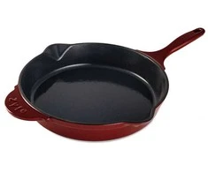 Apvali ketaus keptuvė Zyle, ZY1128RFP, Ø28 cm, raudona