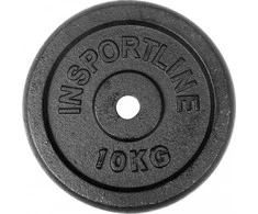 Ketaus svarmenų plokštė inSPORTline CastCzech 10 kg 30 mm