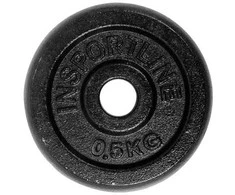 Ketaus svarmenų plokštelė inSPORTline CastCzech 0,5kg 30 mm