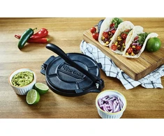 Ketaus tortilijos presas 25 cm Uno Casa Roti ir Tortilla Pres