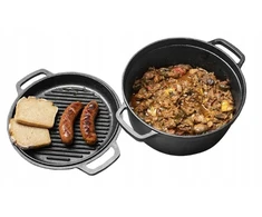 KETUS PUODAS SU GRILINIU 5L + 1L BROWIN