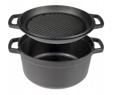 KETUS PUODAS SU GRILINIU 5L + 1L BROWIN