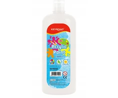 Keyroad Akriliniai dažai 1000ml, balta spalva