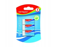 Keyroad Tec-eraser mini trintukas, 3 vnt., baltas