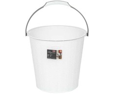 Kibiras plastikinis Elegance baltas 10 l 29500 Italija STEFANPLAST