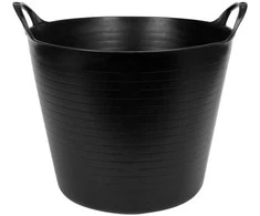 Vorel Toya Sa Poland Elastinis plastikinis indas / tara | juodas lankstus konteineris | 55 l (35582)